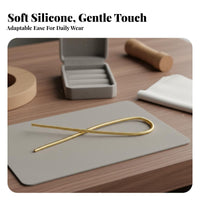 Anti-Scratch Bracelet Wrap Abrasion Resistant Transparent Jewelry Protection Film Collision Resistant Silicone Bangle Sleeve for Women
