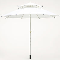 Umbrella with Tilt Tiltable Straight Pole Umbrella Vented for Patio, Backyard, Market Stall