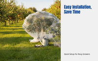 Bird Netting Mesh Cover for Fruit Trees, Durable Protection for Blueberry, Nectarine, Mulberry