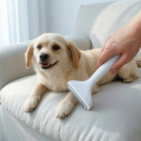 Deshedding Brush with Cleaning Button Skin-Friendly for Home Grooming, Cats