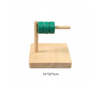 Hand-Eye Coordination Ball Drop Box Fine Movement Skills Development Wooden Ball Drop Toy Sturdy Wood Construction for Toddlers, Classroom