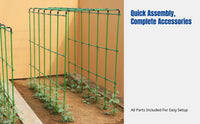 Outdoor Cucumber Trellis, Metal Frame for Climbing Vegetables, Courtyard Balcony Stand
