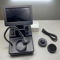 Microscope with Screen Crystal Clear Magnifier with Light Wide Viewing Angle