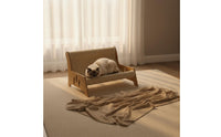 Wear-Resistant Feline Scratcher Sofa Extra Large Feline Scratch Lounge Low Dust Pet Furniture 2-in-1 Design for Indoor, Home