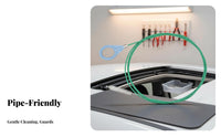 Sunroof Drain Unclogger Versatile Long Wire Pipe Cleaner Flexible Drain Cleaning Brush for Car Owners, DIY Enthusiasts