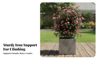 Indoor & Outdoor Use Houseplant Climbing Stake Decorative Design Garden Trellis Natural Look Plant Support Structure for Gardeners, Home Decorators, Potted Plants, Balcony, Patio