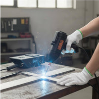 Handheld Metal Joining Machine Adjustable Current Portable Electrical Discharge Welder for Beginners, DIY Enthusiasts