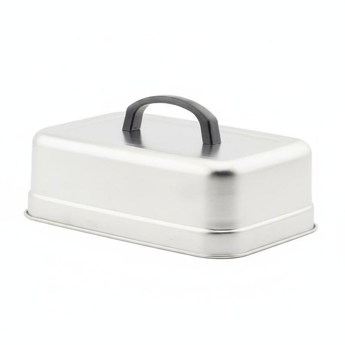 Heat-Resistant Handle Stainless Steel Melting Dome Heavy Duty Rectangular Basting Cover for Chefs, Barbecue