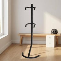 Upright Cycle Floor Stand Black Iron Upright Bike Stand Tall Bike Holder