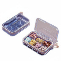 Portable weekly morning/evening Box dampness-resistantresistant Weekly morning/evening Dispenser Large Capacity medication Organizer Detachable per diem compartments for on-the-moveers, Patients, Caregivers, on-the-move, while on the move, Home