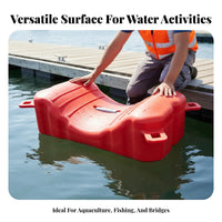 Water Scooter Dock Pontoon Long-Lasting Polyethylene Buoyant Dock Buoy Interchangeable Buoyant Block High Buoyancy Plastic
