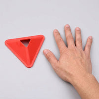 Football Training Cones, Flexible Triangular Disc Marker Cones 18cm PE Sports Equipment for Agility