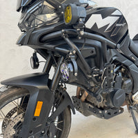 适用春风700MT改装护杠加强杠摩托车发动机保险杠副杠射灯护杠