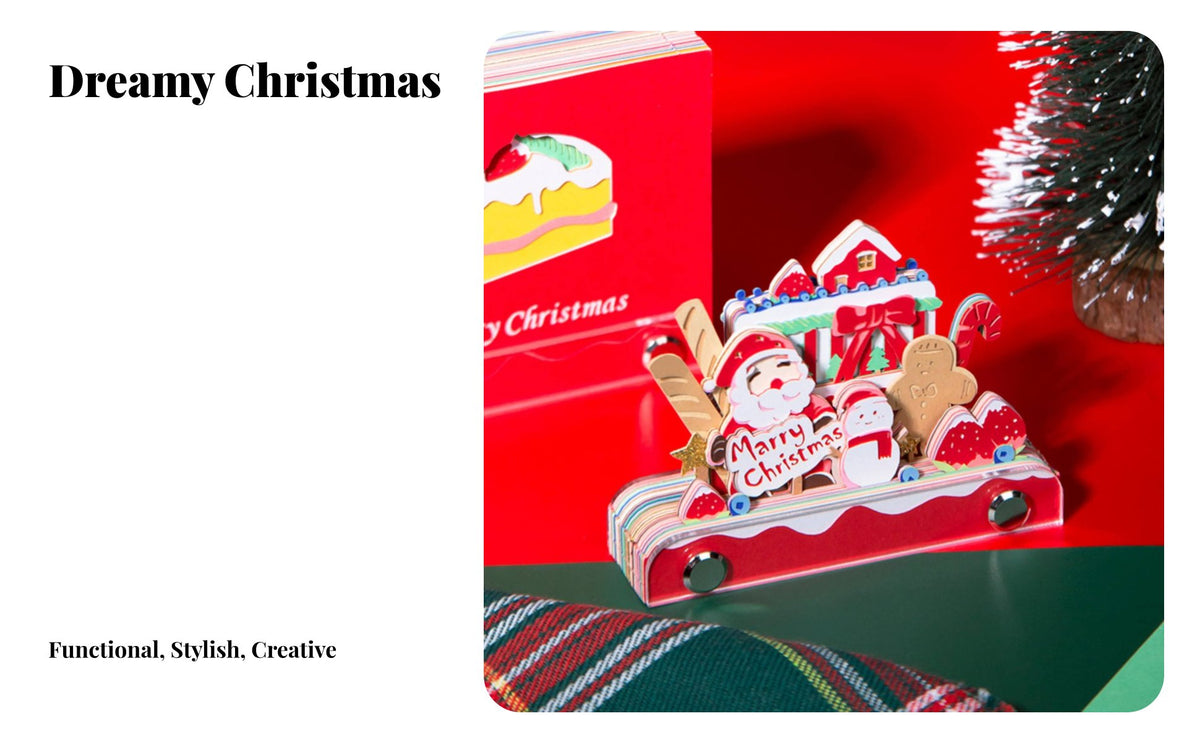Creative Gift 3D Paper Carving Memo Pad Carved Tear-Remove Paper Sculpture Calendar Multi-Functional for Adults, Study Room, Home, School