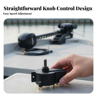 Variable speed regulator adjustment Tiller Twist grip Assembly Forward returnward control mechanism Propulsion Conslow-movinger Extendable Handle Boat engine Part for Fishermen, DIY fans, Boating, Fishing, Lakes and Rivers