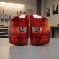 Assembly Red Lens with Wiring Easy Installation Taillight for Truck Owners