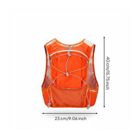 Lightweight Hydration Vest Multiple Pockets Water Bladder Vest Ergonomic Design Long-Distance Hydration Pack Reflective