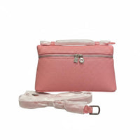 Light Luxury Box Handbag Pebble Grain Texture Hard Shell Crossbody Bag Silver Buckle Structured Shape Easy to Clean for Women, Daily Outing, Shopping, Travel