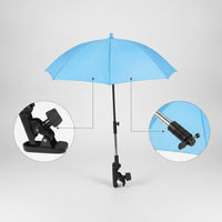 Children's Stroller Umbrella with Clamp Universal Baby Stroller Umbrella with Clamp Handshands-off Portable for Parents