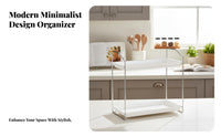 Kitchen Seasoning Organizer Freestanding Stainless Stability for Busy Homes