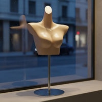 Lingerie Display Stand Construction Half Body Mannequin Stand Graceful Curves Half Body Mannequin for Boutique Owners, Retailers, Commerce Show