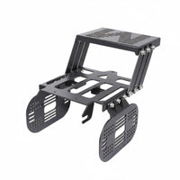 Motorcycle Pannier and Top Luggage-Mount Sturdy Extendable Motorcycle Tail Rack Sliding Rear Luggage Carrier for CC110 Owners, Adventuring