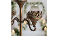 Antique Iron Candle Stand Romantic Wedding Floor Decoration Candelabra Ornate Design Vintage Candelabra for Living Room