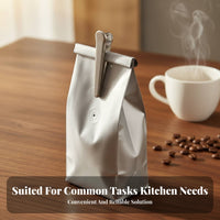 Stainless Steel Close Ing Clamp Multi-Functional Stainless Steel Bag Clamp Metal Food Bag Clamp Air Tight Close Multipurpose