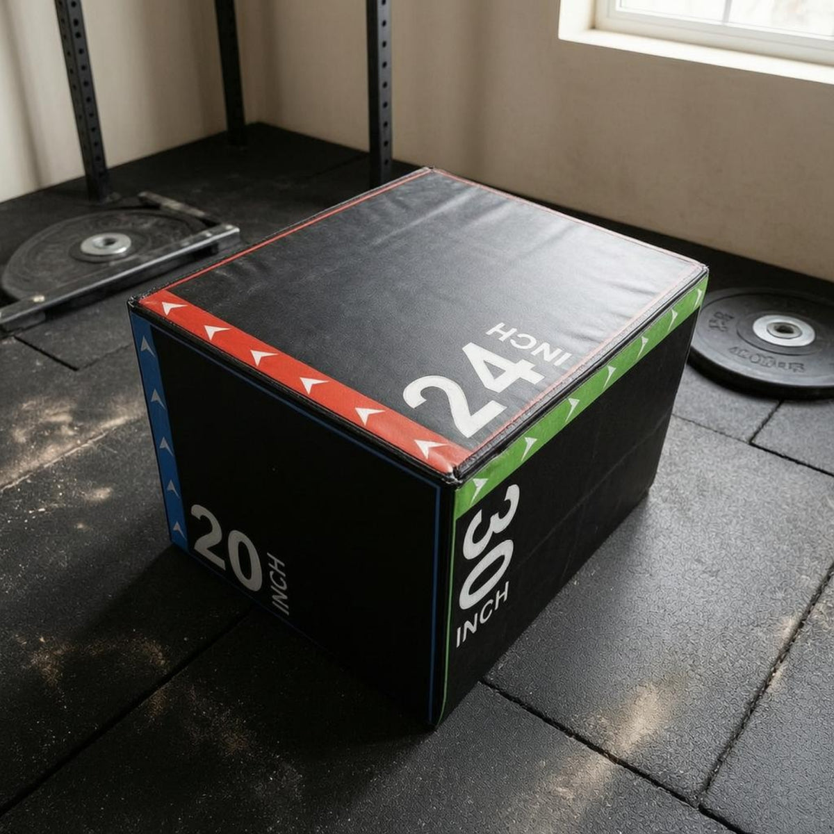 Foam Bounding Box EPE Padding Plyo Box Colored Border Trims