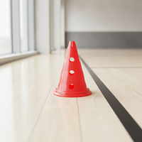 Kids Soccer Basketball Training Cones Obstacle Markers Sports Equipment