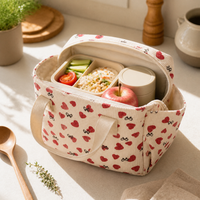 Insulated Lunch Bag for Work and School, Large Capacity Portable Meal Prep Tote