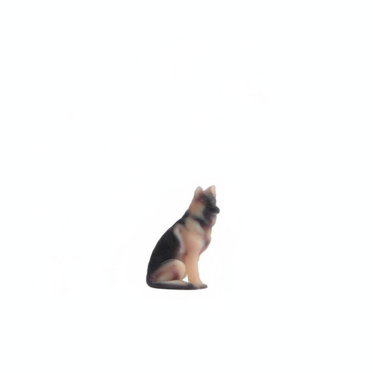 1/64 Scale Dog Painted German Herder Figurine Detailed Miniature German Herder for Hobbyists