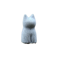 Japanese Cat Figurines Stoneware Desktop Decor