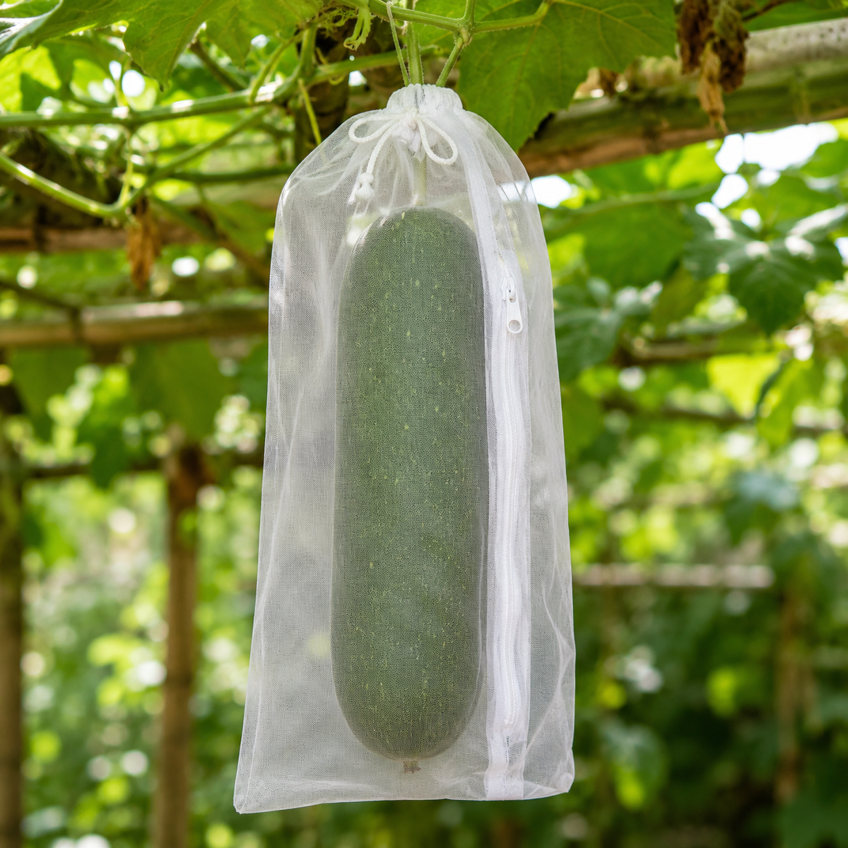 White Vegetable Garden Netting, Reusable for Vegetable Crops, Vegetable and Plant Protection in PE, 5-Year Lifespan