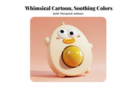 Decorative Egg Yolk Stress Toy Sensory Play Popping Egg Press Toy Soft Silicone for Students, Adults, Office