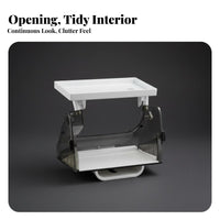 Custom Fit Under-Screen Storage Box Keeps Things Organized Behind-Screen Storage Box Easy Installation Car Interior Organizer Hidable Design for Electric Vehicle Owners, Model Y Vehicle Drivers, Commuters, Daily Commute, Road Trips, Dashboard