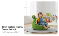 Removable and cleanable Cover creature Character Chair Cartoon look Novelty Foam Armchair Cute Design children's Furniture Child-Safe fastener for Toddlers, Preschoolers, Kids 18 months+, Kindergarten, literacy Corner, Playroom, Living Room