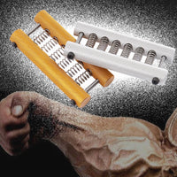 Knurled Handle Adjustable Hand Gripper Ergonomic Design Aluminum Alloy Hand Strengthener Portable for Musicians, Gym, Office, Rehabilitation