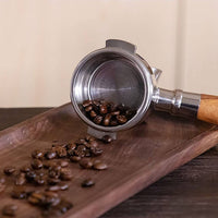 304 Stainless Steel 58mm Portafilter Detachable Design E61 Group Head Portafilter Easy to Clean for Baristas, Coffee Enthusiasts, Home Cafe