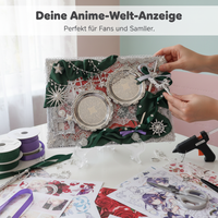 DIY Ita Bag Display Board Kit with Retro Background Paper for Anime Merch
