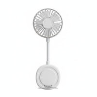 Stick-on Mini Fan Compact Personal Cooling Adjustable Angle