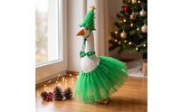Seasonal Goose Costume with Tulle Skirt Cute Lawn Goose Costume Bright Clothes Lightweight for Garden