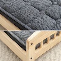 Dog Bed Pet Bed M Size Wooden 5D Double-sided Spine Protection Mattress All-season Compatible