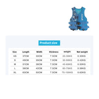 Front Zipper Closure Neoprene Life Jacket Contoured Neoprene Life Vest Padded Zippered Flotation Vest