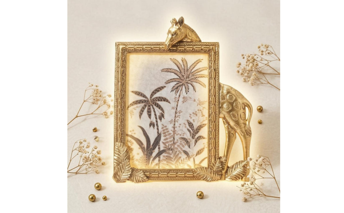 Vintage Giraffe Photo Frame Tabletop Vintage Giraffe Frame