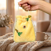 Sugar Glider Carrier, Hamster Pet Pouch, Sugar Glider Travel Case with Top Handle, Portable Small Animal Winter Pet Carrier for Outdoors