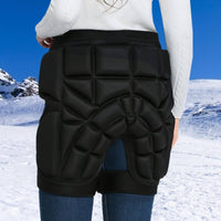 Shock Absorbing Hip and Tailbone Protector Shorts Lightweight Rollerblading Protection Shorts Flexible Ski Pad Breathable Material for Skaters, Adults, Snowboarders, Snowboarding, Skiing