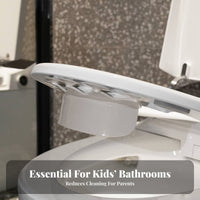 Easy to Clean Urine Splash Guard for Toilet Seat Washable Toilet Seat Splash Guard Reusable Potty Training Urine Deflector Waterproof for Boys, Elderly, People with Disabilities