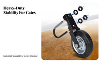 Heavy Duty Gate Caster 500 Pounds Load Capacity Farm Gate Support Wheel Rust Resistant Outdoor Hardware for Driveway