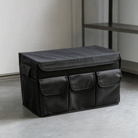 Car Trunk Organizer with Lid Foldable Car Trunk Organizer Foldable Storage Box with Lid for Drivers, Commuters